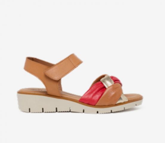Suecos Sandalias MOA roja 37