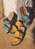 Suecos Sandalias LISA Mostaza 37