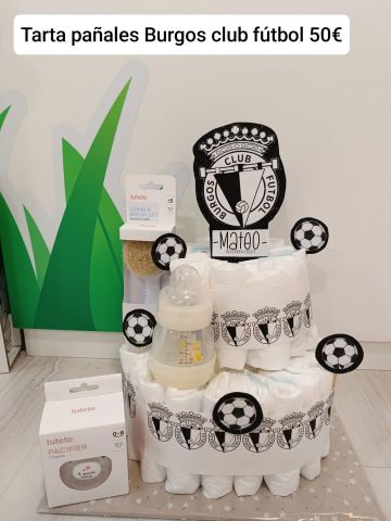 TARTA de pañales Burgos Club de fútbol